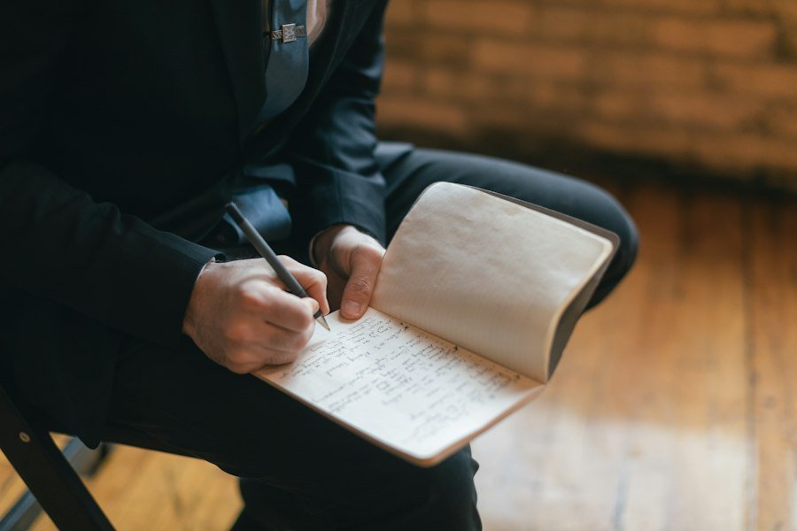 note down thoughts