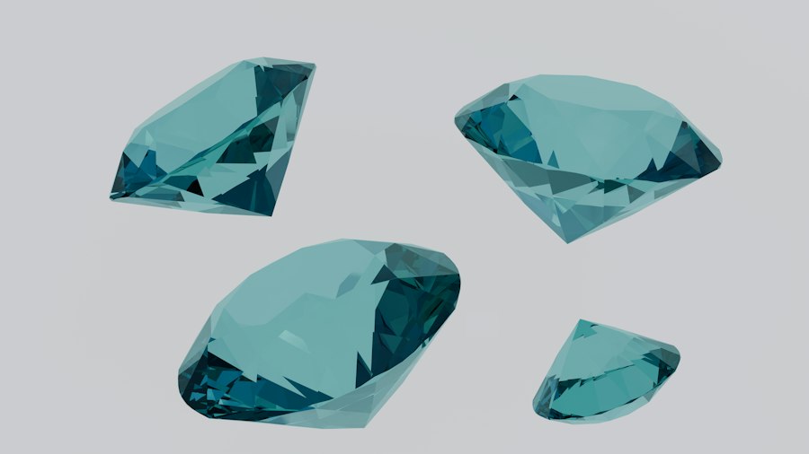 Photo precious gemstones analysis research